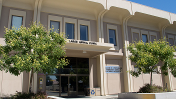Entrance to Large Animal Clinic