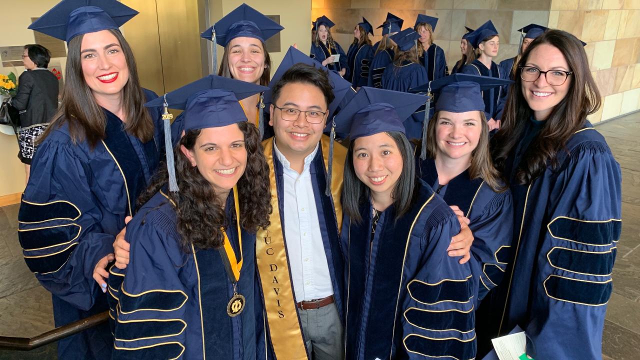 students ready to graduate