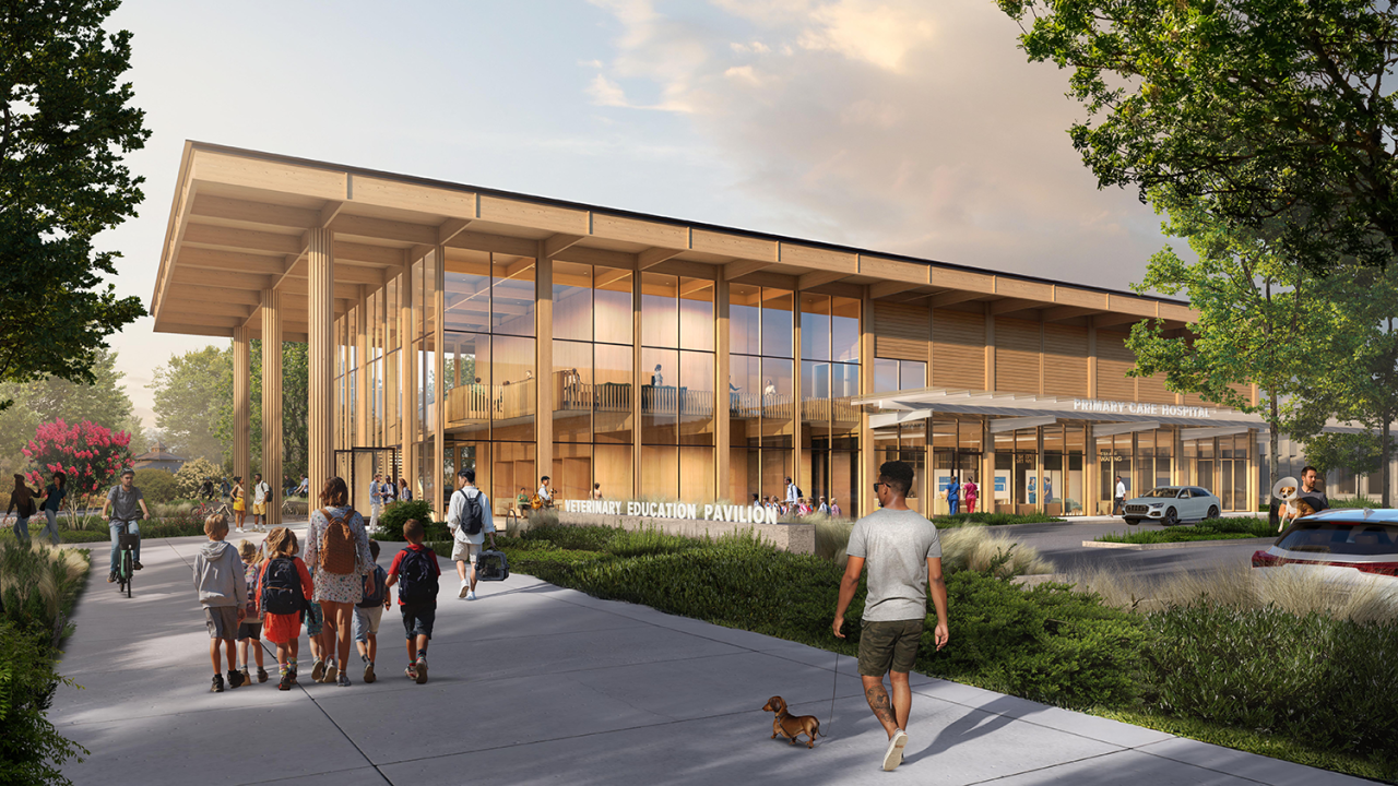 VMC Primary Care Hospital + Education Pavilion rendering