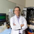 Dr. Isaac Pessah in his lab.